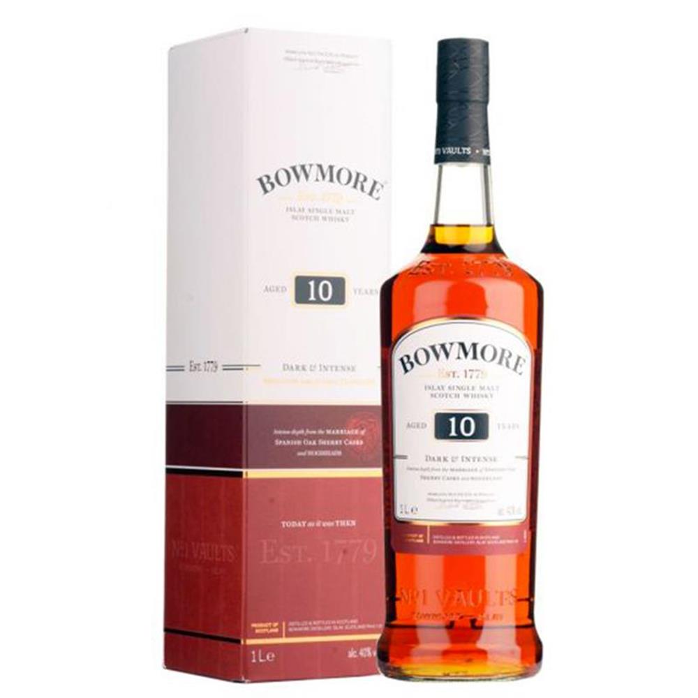 Bowmore 10 Year Old – Dark & Intense 1000ml – Whiskemon