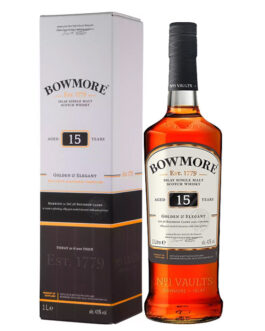 Bowmore 15 Year Old – Golden & Elegant 1000ml