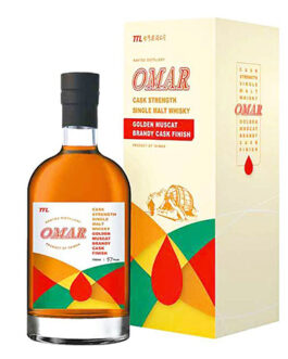 現貨 | OMAR南投酒廠 金香白蘭地原桶強度威士忌